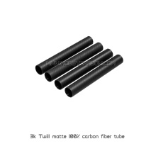 Tubos de tubos redondos de fibra de carbono 3K